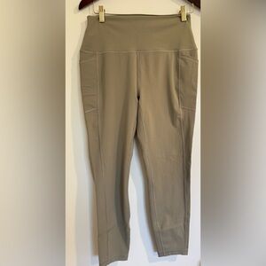 RBX Olive Green High-Waist Pocket Leggings